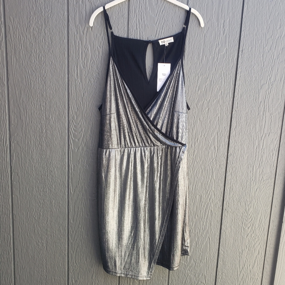 NWT Metallic Gold Dress - Clothing Obsessed Company - Los Angeles